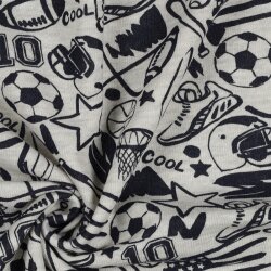 SWEAT MELANGE SPORTS - ECRU MELANGE