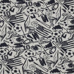 SWEAT MELANGE SPORTS - ECRU MELANGE