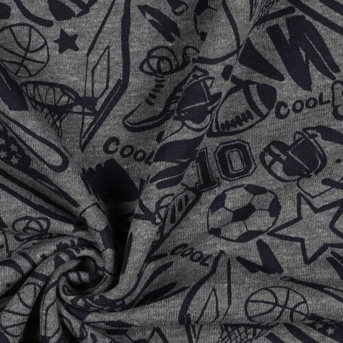 SWEAT MELANGE SPORTS - GREY MELANGE