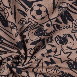 SWEAT MELANGE SPORTS - TAUPE MELANGE