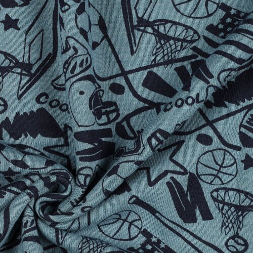 SWEAT MELANGE SPORTS - SMOKE BLUE MELANGE