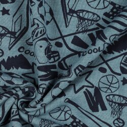 SWEAT MELANGE SPORTS - SMOKE BLUE MELANGE