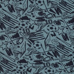 SWEAT MELANGE SPORTS - SMOKE BLUE MELANGE