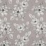 CANVAS DIGITAL Flowers - TAUPE