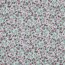 Musselin Blumenmeer - weiss/traube