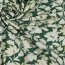 Bambus Jersey Blumen - smaragd