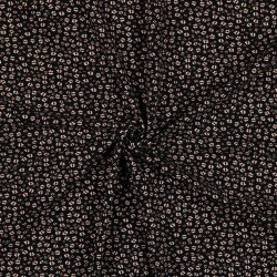 Fleurs en jersey de bambou - noir