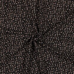 Fiori in jersey di bambù - nero