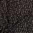 Bambus Jersey Blumen - schwarz