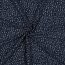 Bambus Jersey Blumen - dunkelblau