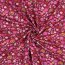 Bavlněný žerzej organické digitální květiny - třešeň