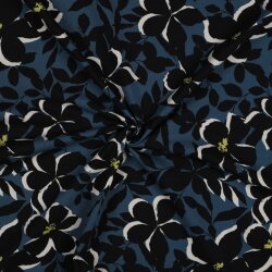 JERSEY Flowers - BLUE