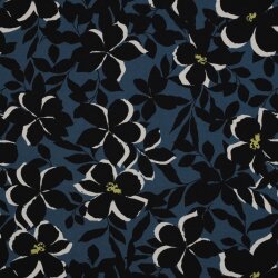JERSEY Flowers - BLUE