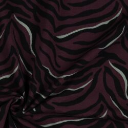 JERSEY ZEBRA - MULBERRY