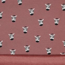 Alpenfleece Zebras - altweinrot