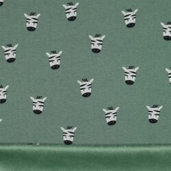 PURRING FOR ZEBRA - GREEN