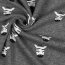 Alpenfleece Zebras - grau