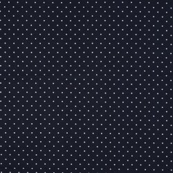 Cotton jersey dots - dark blue