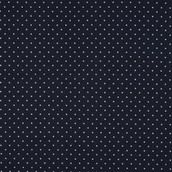 Pois in jersey di cotone - blu scuro
