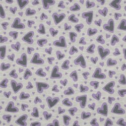 Celosezónní pot Glitter Leopard Hearts - Marl Cream