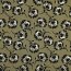 Viskose Jersey Blumen - oliv