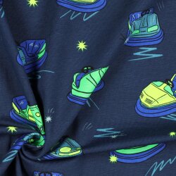 JERSEY NEON BUMPER CARS - MIDNIGHT BLUE