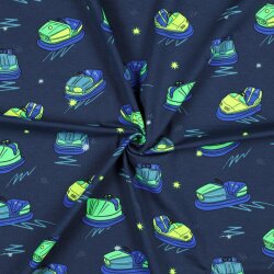JERSEY NEON BUMPER CARS - MIDNIGHT BLUE