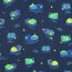 JERSEY NEON BUMPER CARS - MIDNIGHT BLUE