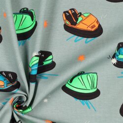 JERSEY NEON BUMPER CARS - DARK MINT