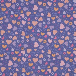 CUORI DI FLANELLA - LAVANDA
