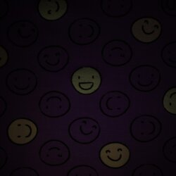 JERSEY GLOW IN THE DARK SMILEYS - PURPLE