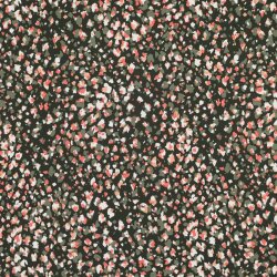 VISCOSE POPLIN STRETCH ANIMAL - ARMY GREEN