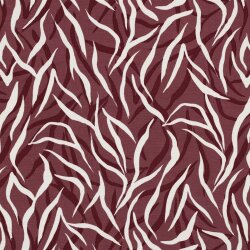 VISCOSE POPLIN STRETCH ANIMAL - ROSEWOOD