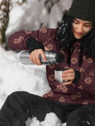 Softshell digital flor grande - negro