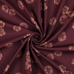 Softshell digital flor grande - berenjena