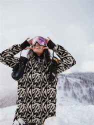 Softshell Digital Zebrastreifen - hellgrau