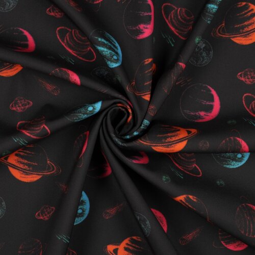 Softshell Digital planètes roses - noir