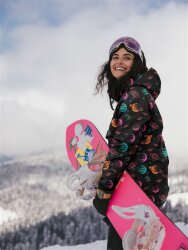 Softshell Digital gelbe Planeten - schwarz