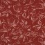 French Terry floral pattern - dark wine red