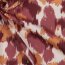 VISCOSE LUREX ANIMAL - ECRU / BORDEAUX