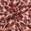 VISCOSE LUREX ANIMAL - ECRU / BORDEAUX