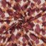 VISCOSE LUREX ANIMAL - ECRU / BORDEAUX