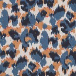 VISCOSE LUREX ANIMAL - ECRU / MARINE