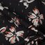 VISCOSE LUREX Fleurs - NOIR