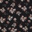 VISCOSE LUREX Fleurs - NOIR