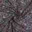 Cotton Poplin Digital Flower Meadow - Dark Steel Blue