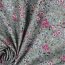 Popelín de algodón digital prado de flores - tono verde