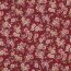 Coated cotton floral bouquet - dark wine red