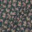 Květinová kytice z potahované bavlny - tmavě smaragdová