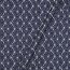 Coated cotton abstract stars - dark blue